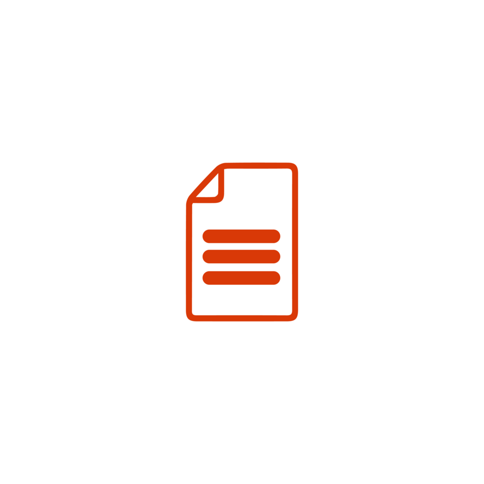 Document and Copy Paper Icons. Contract, Agreement, and Note Page Symbols. png