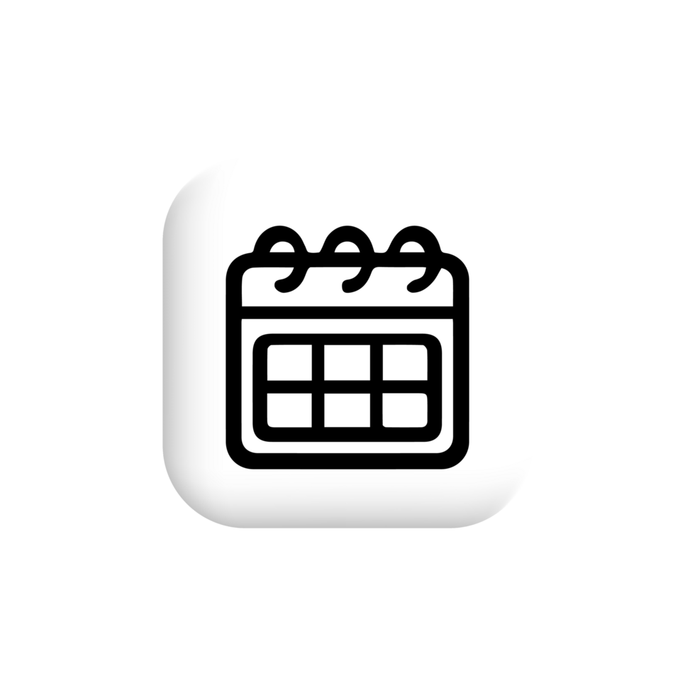 Deadline, timetable, schedule, meeting, appointment outline icon png
