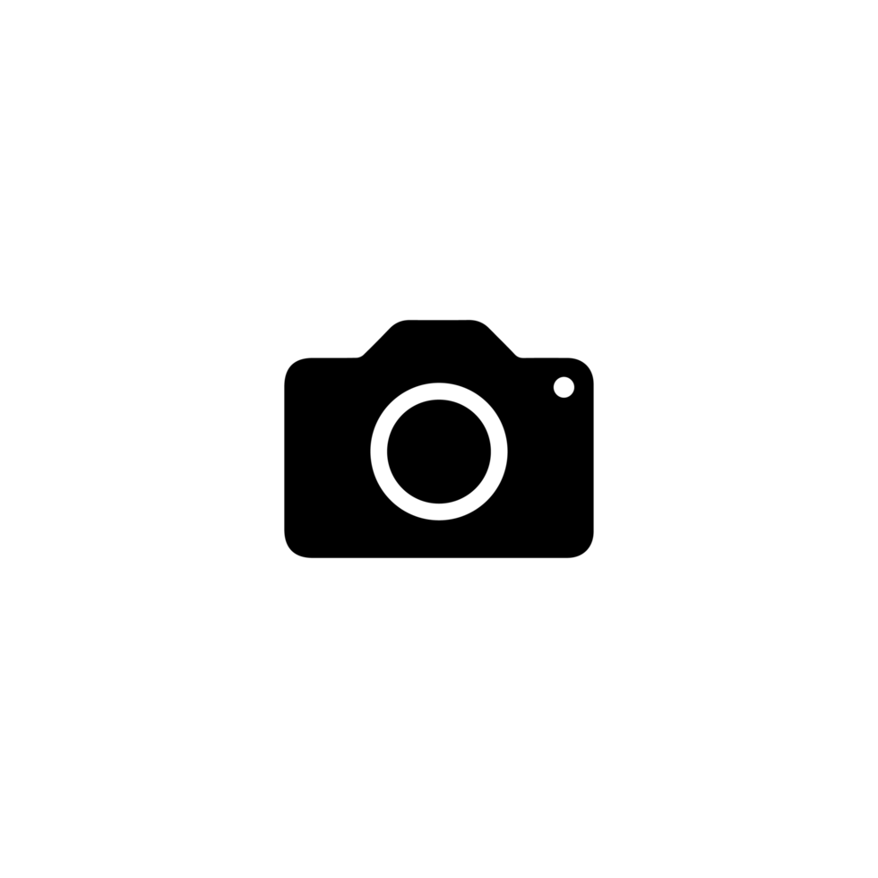Camera icon, photo camera sign and symbol png