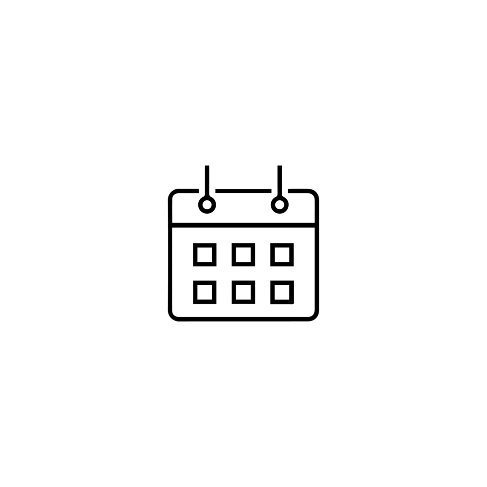 Deadline, timetable, schedule, meeting, appointment outline icon png