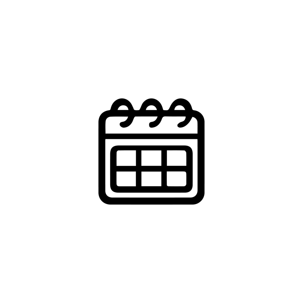 Deadline, timetable, schedule, meeting, appointment outline icon png