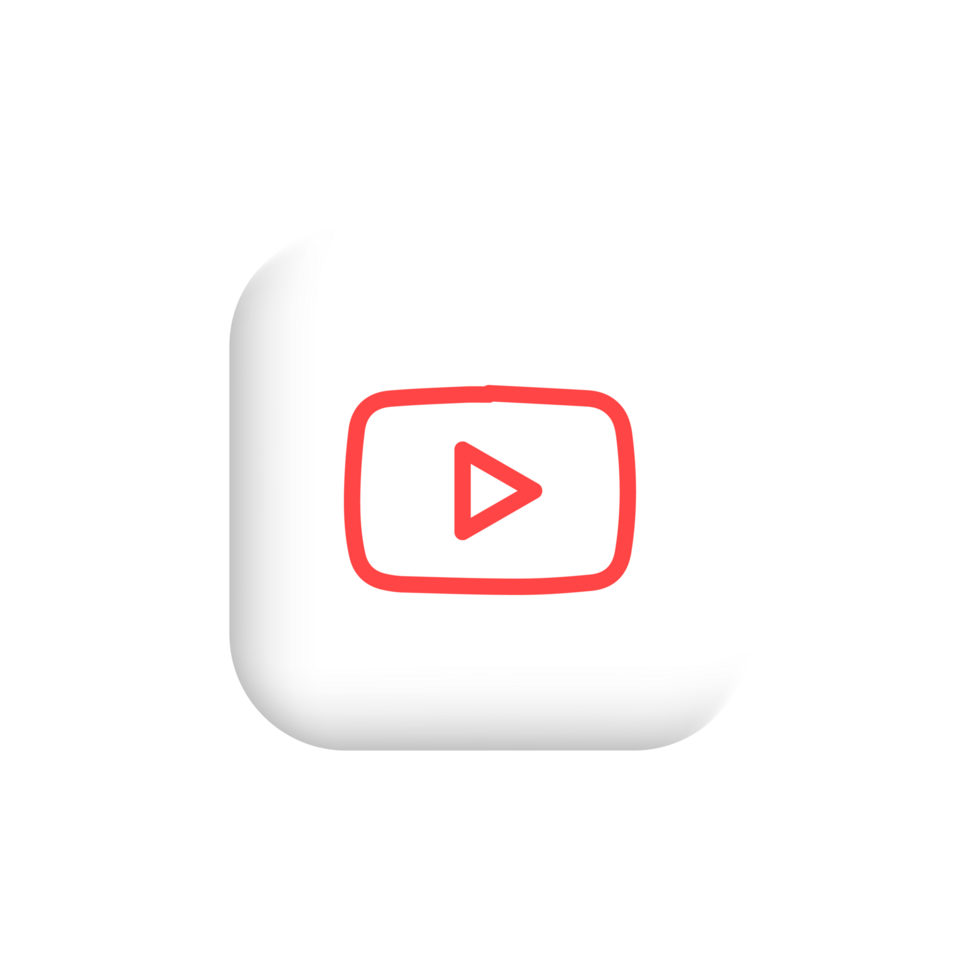 YouTube logo. Icons of YouTube png