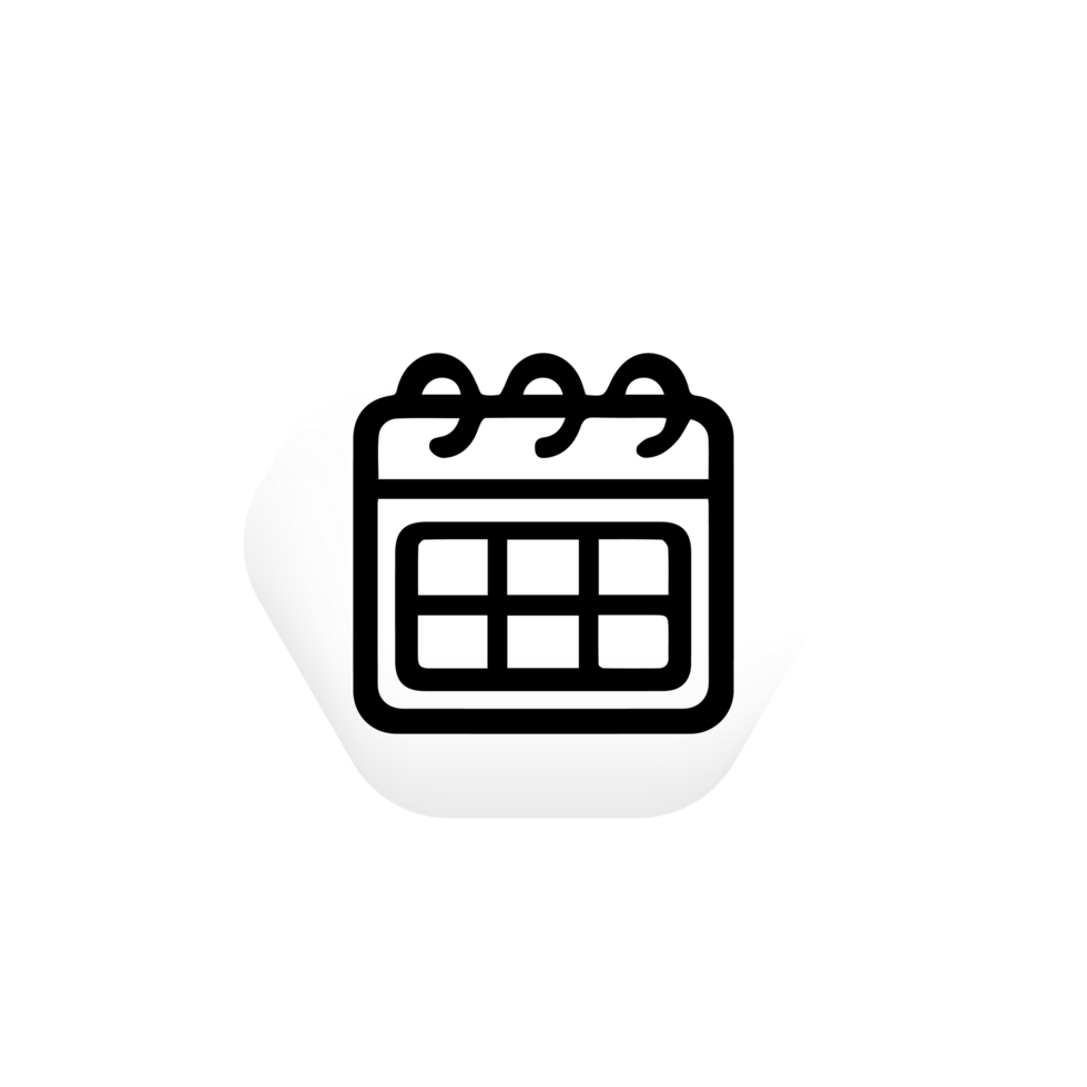 Deadline, timetable, schedule, meeting, appointment outline icon png