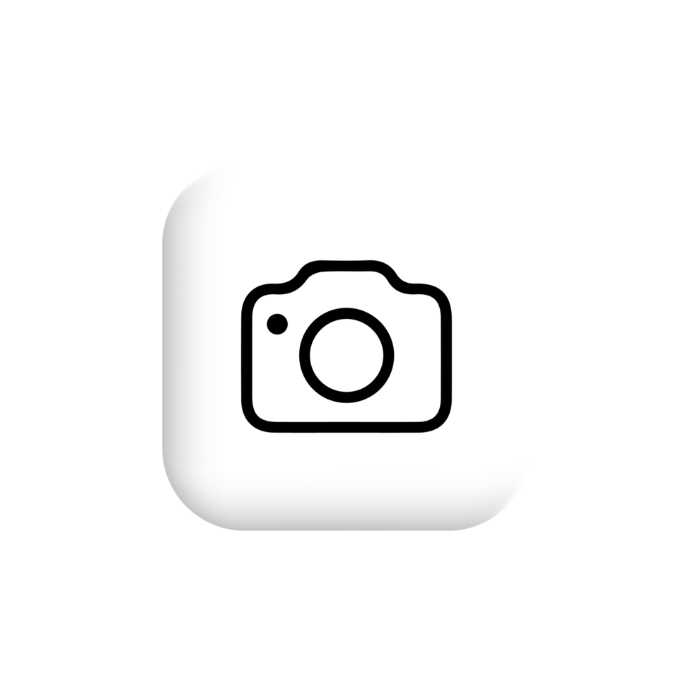 Camera icon, photo camera sign and symbol png