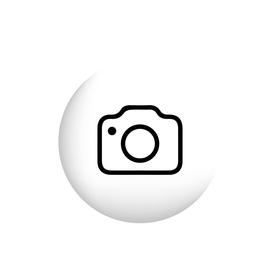 Camera icon, photo camera sign and symbol png
