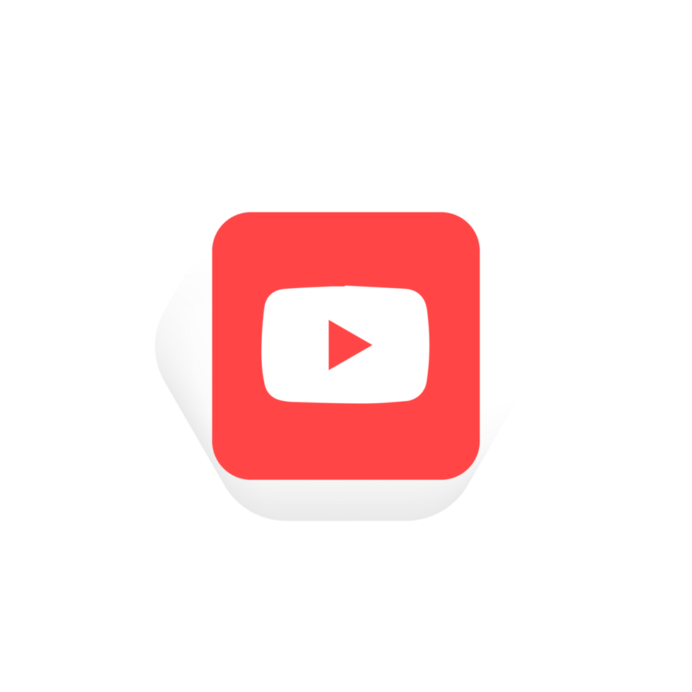 YouTube logo. Icons of YouTube png