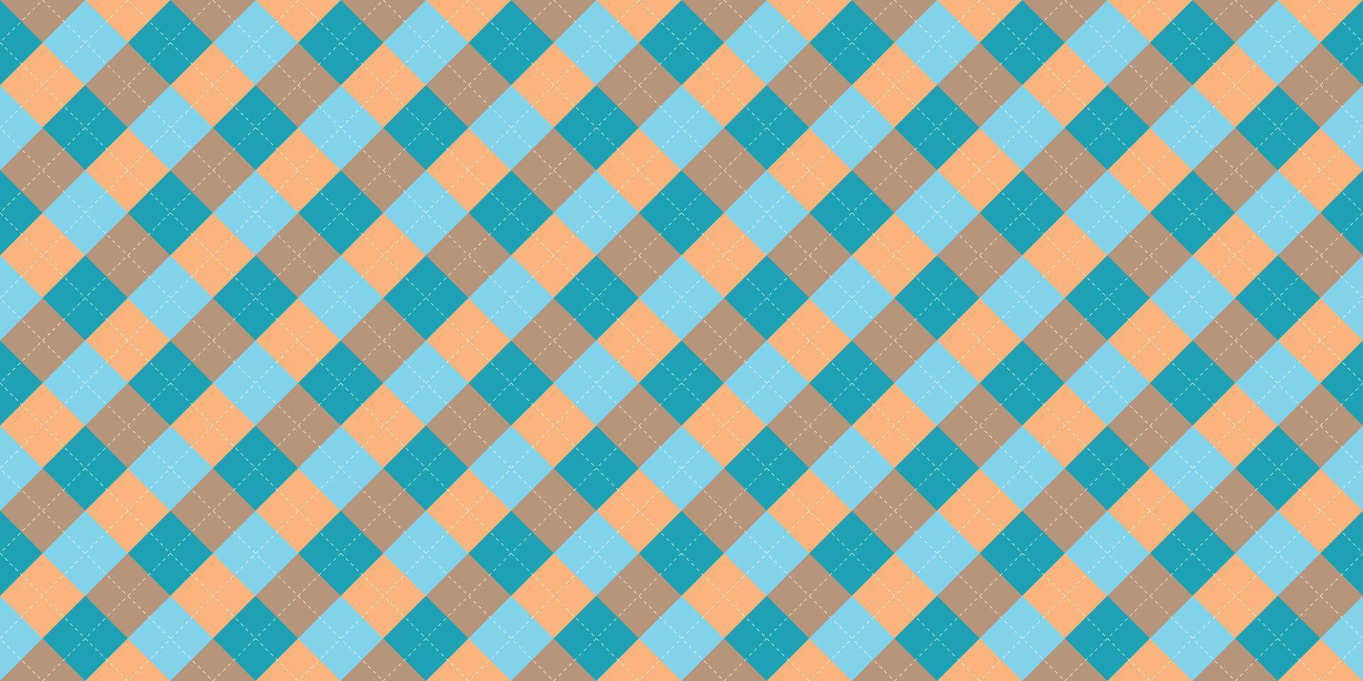 Argyle plaid seamless pattern pastel background graphic illustration. vector