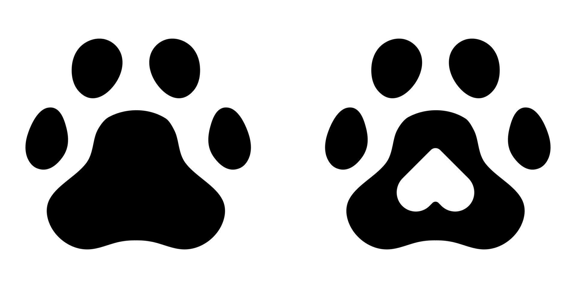 Animal paw icon. Cat foot print symbol. Vet website illustration. vector