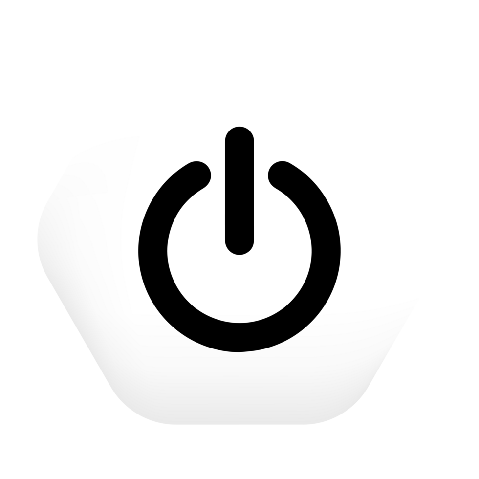 icon of power button png