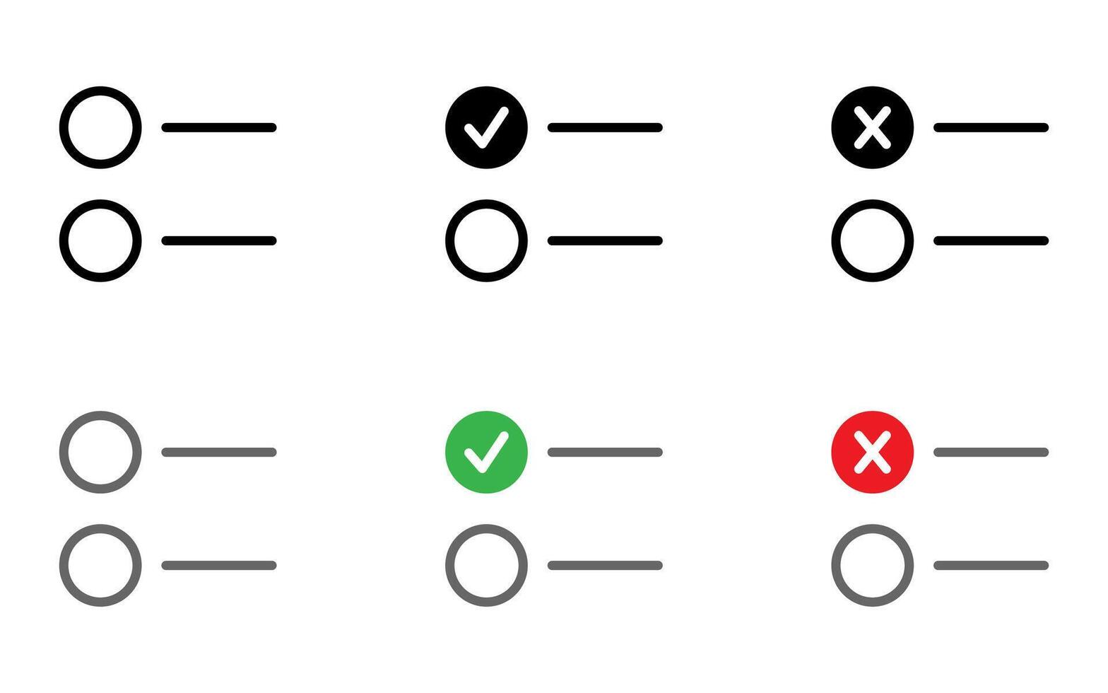 Checklist pictogram. Quiz icon. Checkmark icon illustration. To do list symbol. Checkbox sign. vector