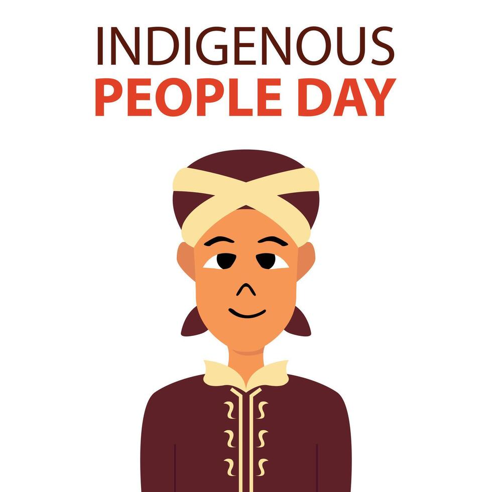 illustration graphic of men dressed in traditional Javanese clothes, perfect for international day, indigenous people day, celebrate, greeting card, etc. vector