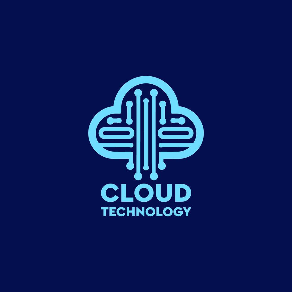 Cloud Technology logo, global, storage, cloud computing, bandwidth, website, corporate, download, upload, creative, tech, data, information, modern, transfer, cloud, service, marketing, technology vector