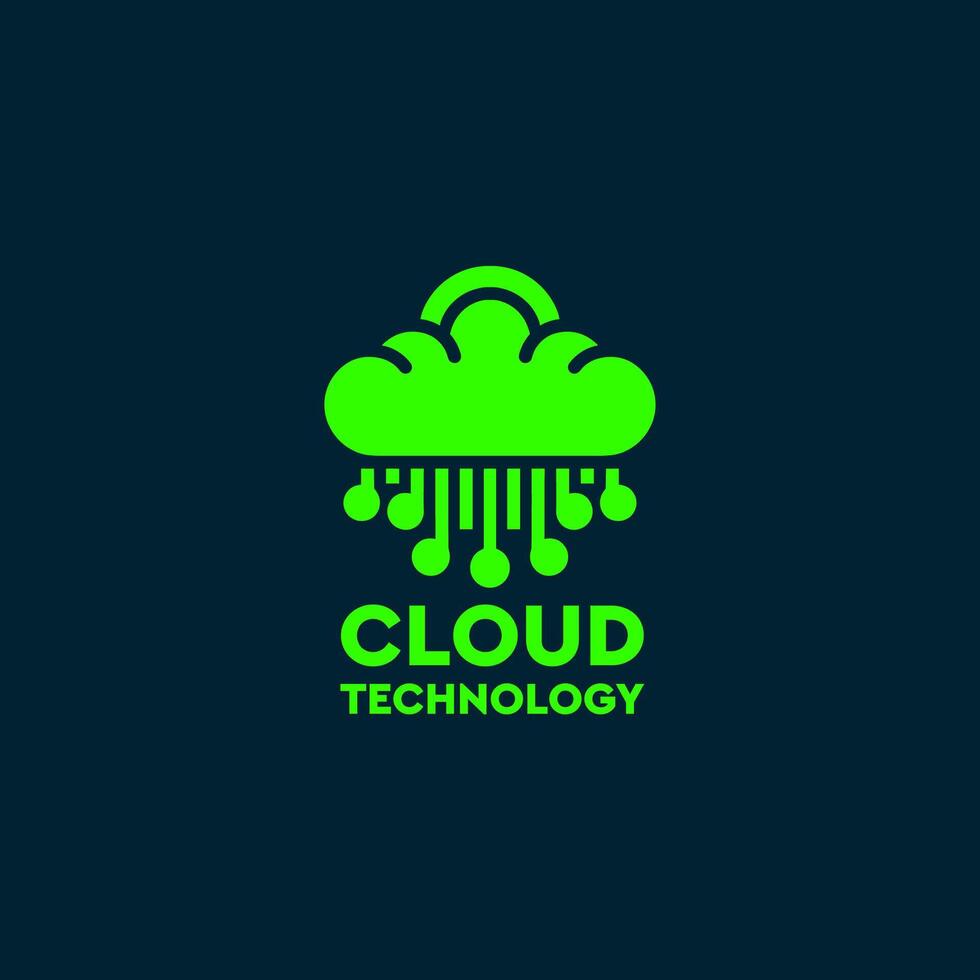 Cloud Technology logo, global, storage, cloud computing, bandwidth, website, corporate, download, upload, creative, tech, data, information, modern, transfer, cloud, service, marketing, technology vector
