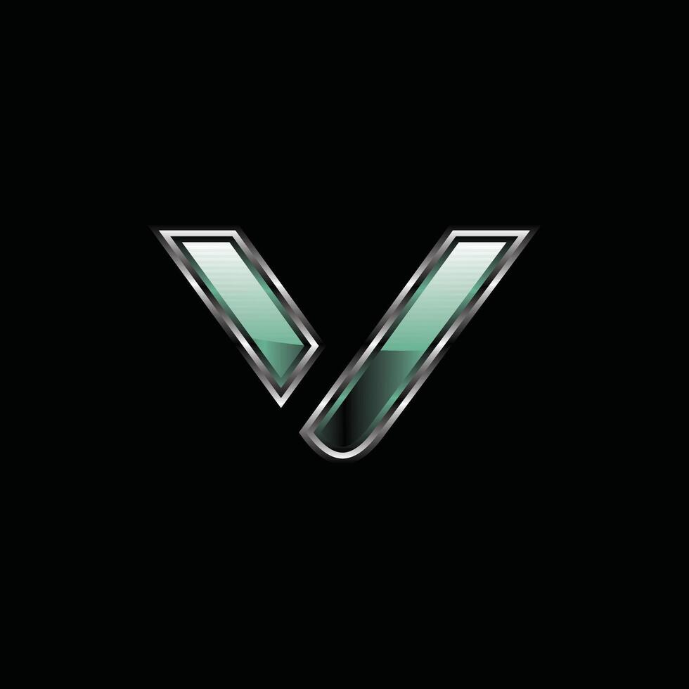 Letter V Modern Business Creative Technology Icon Design Template Logo vector