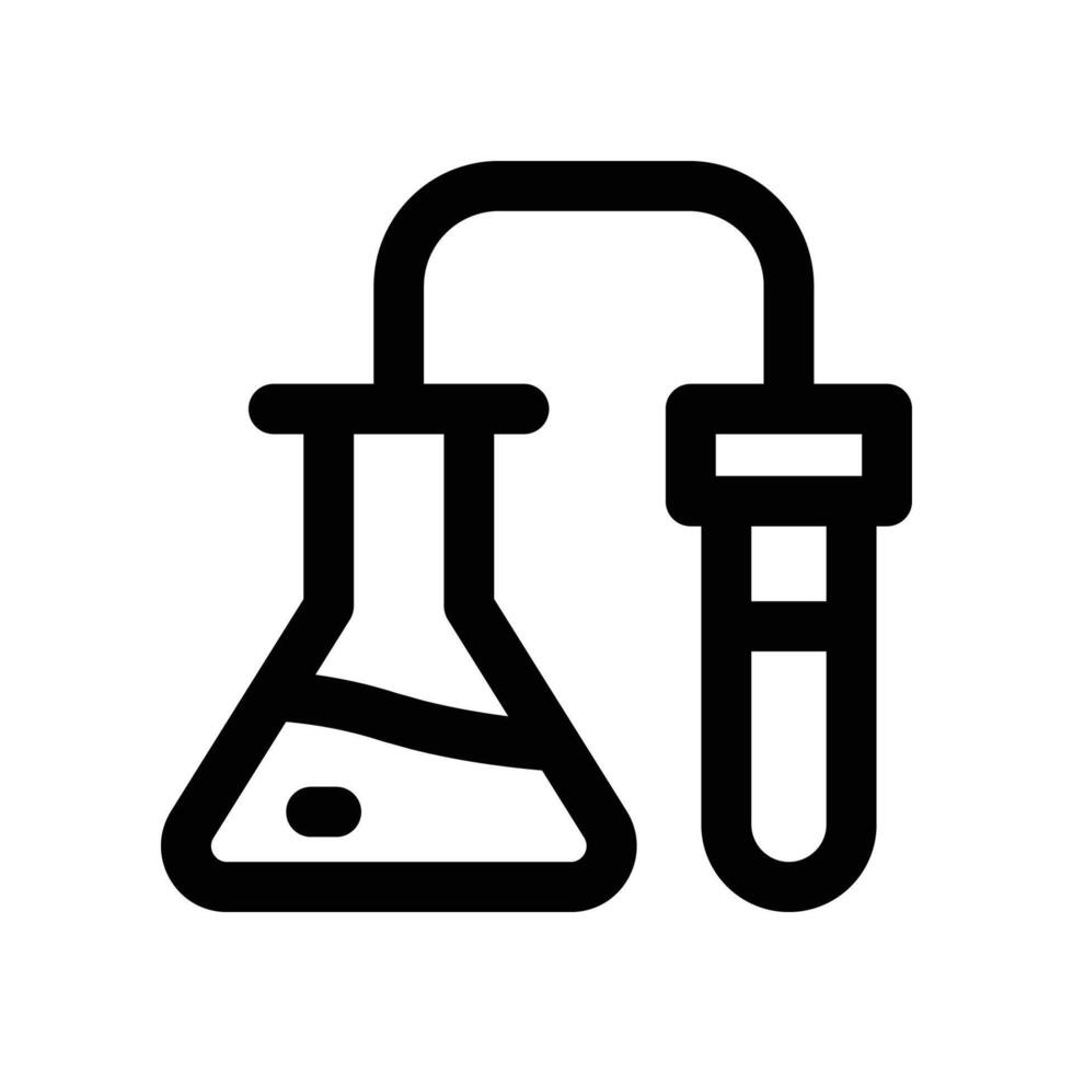 chemistry icon. line icon for your website, mobile, presentation, and logo design. vector