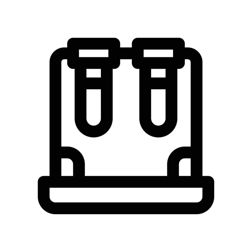 test tube icon. line icon for your website, mobile, presentation, and logo design. vector