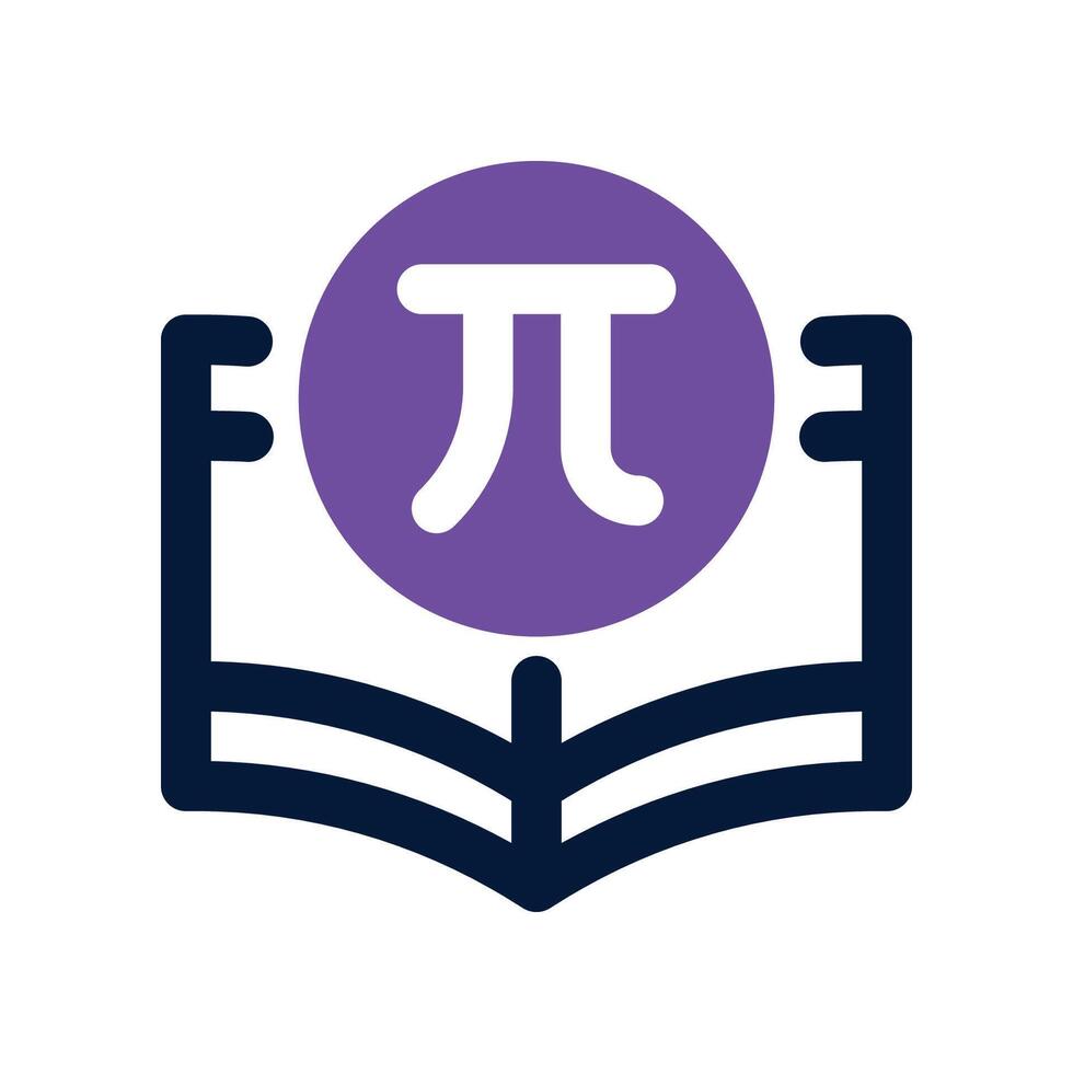 mathematical icon. dual tone icon for your website, mobile, presentation, and logo design. vector