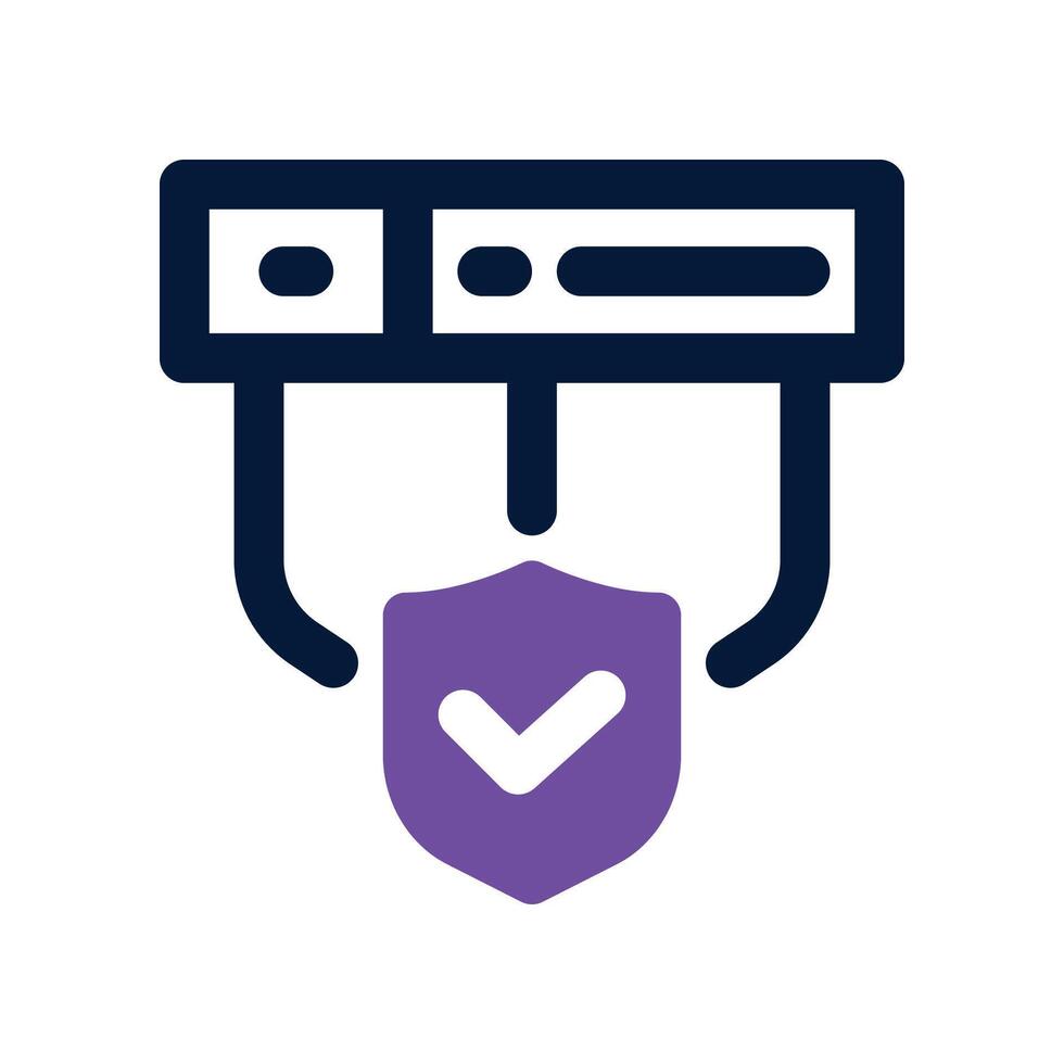 database icon. dual tone icon for your website, mobile, presentation, and logo design. vector