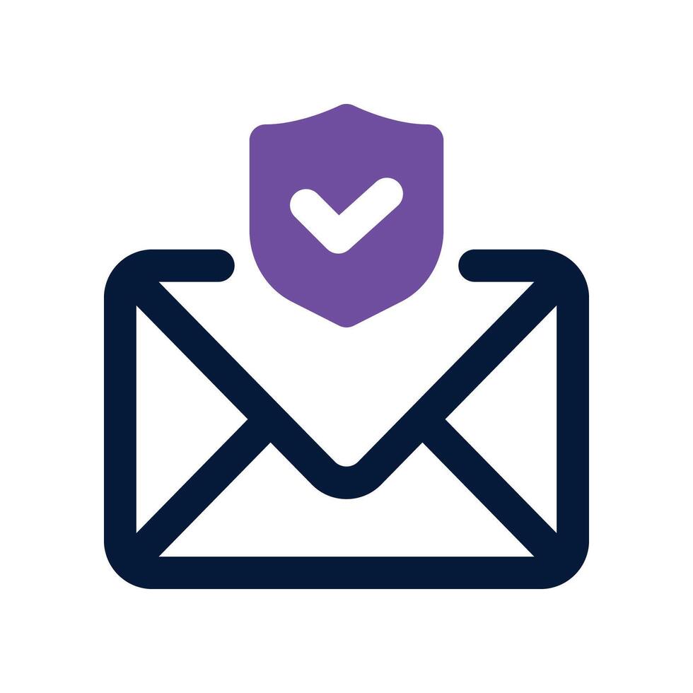 mail icon. dual tone icon for your website, mobile, presentation, and logo design. vector