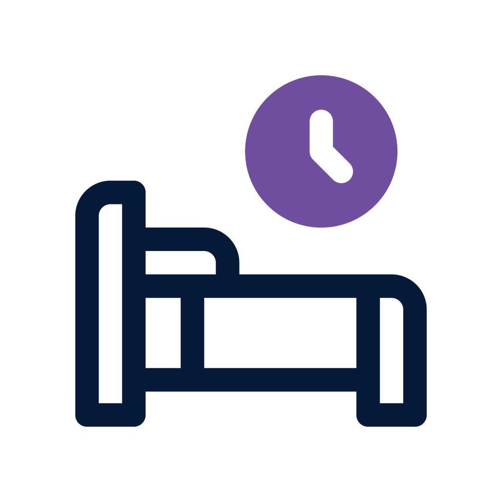 rest time icon. dual tone icon for your website, mobile, presentation, and logo design. vector