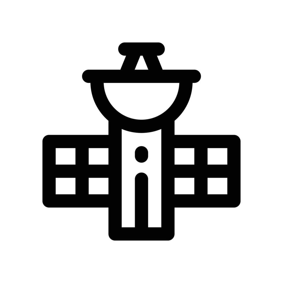 satellite icon. line icon for your website, mobile, presentation, and logo design. vector