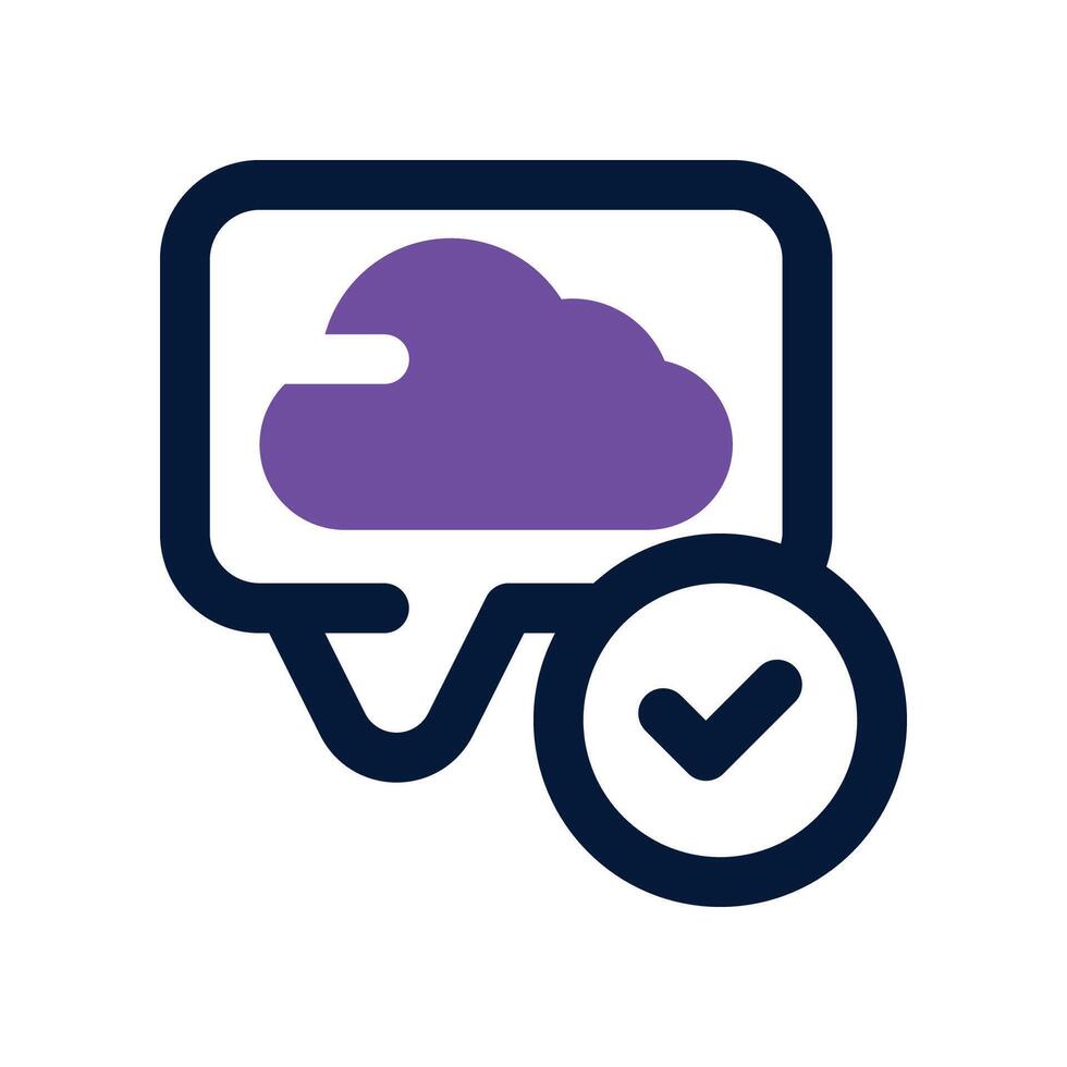 chat icon. dual tone icon for your website, mobile, presentation, and logo design. vector