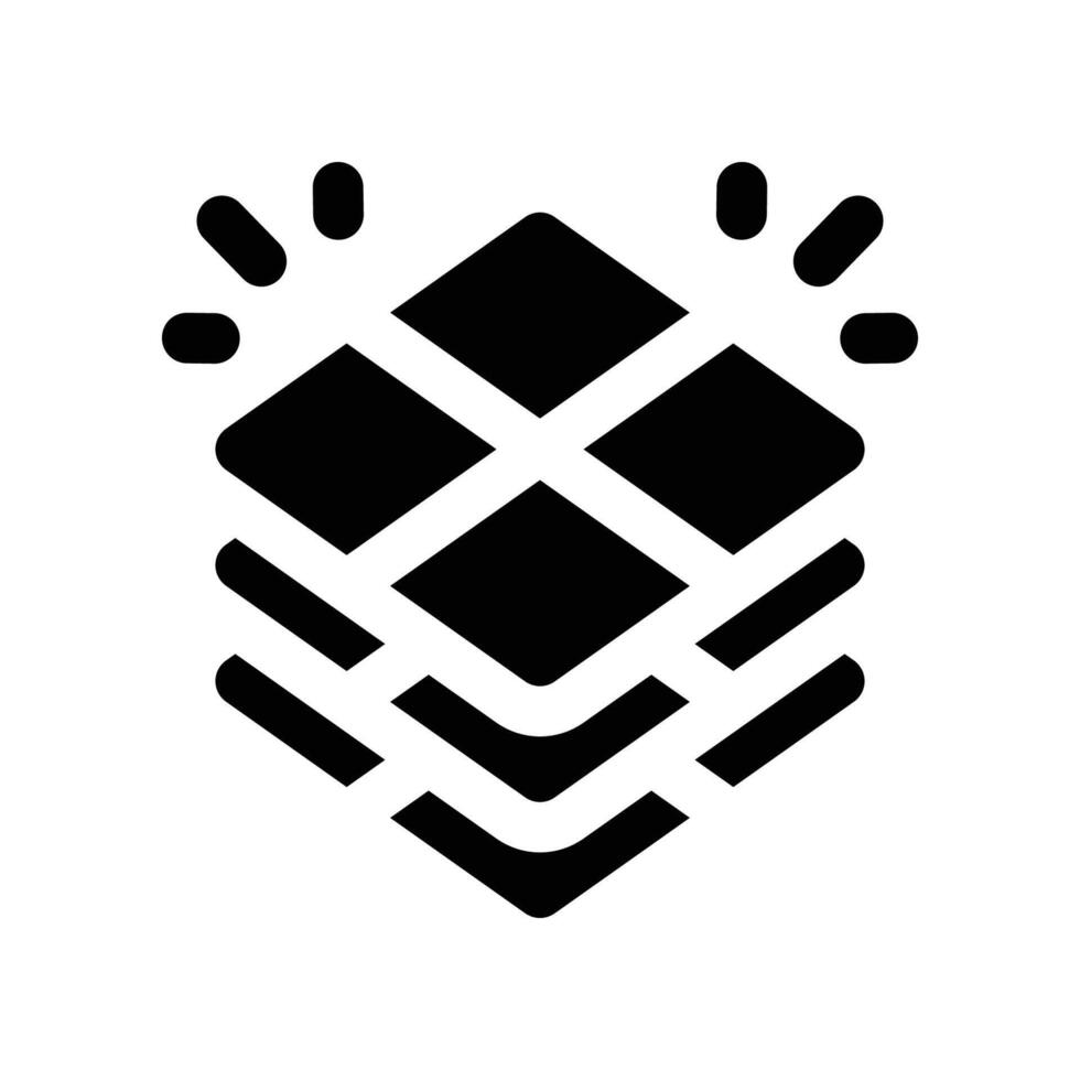 tiles icon. glyph icon for your website, mobile, presentation, and logo design. vector