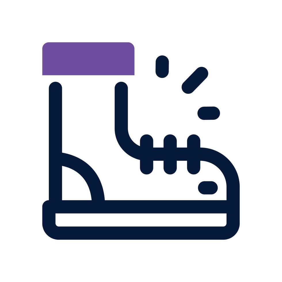 boots icon. dual tone icon for your website, mobile, presentation, and logo design. vector
