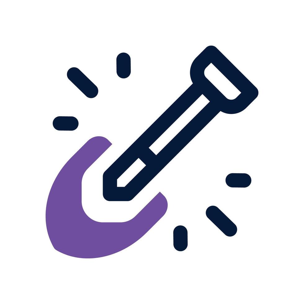 shovel icon. dual tone icon for your website, mobile, presentation, and logo design. vector