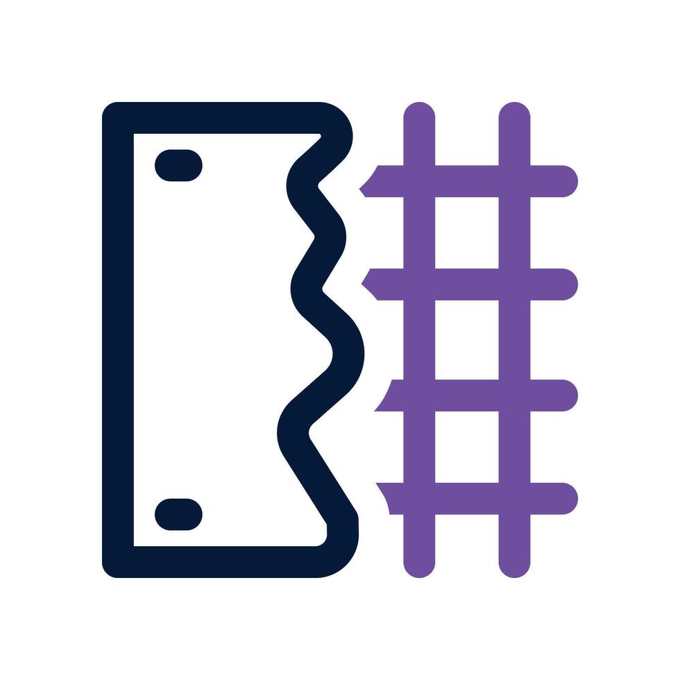 concrete icon. dual tone icon for your website, mobile, presentation, and logo design. vector