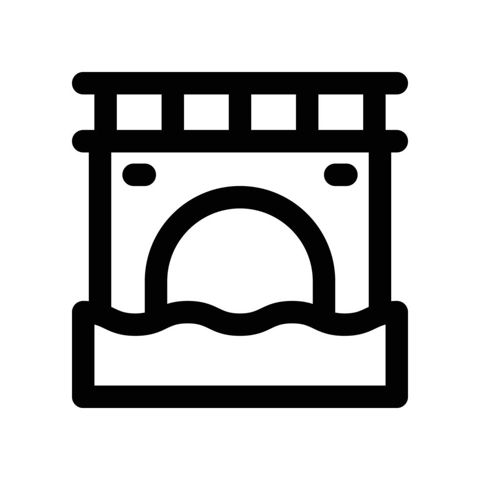 bridges icon. line icon for your website, mobile, presentation, and logo design. vector