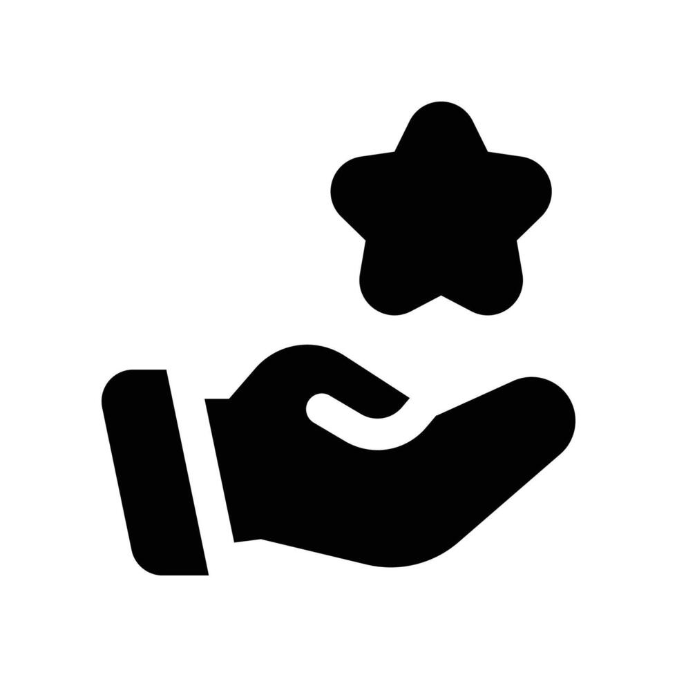 rating icon. glyph icon for your website, mobile, presentation, and logo design. vector
