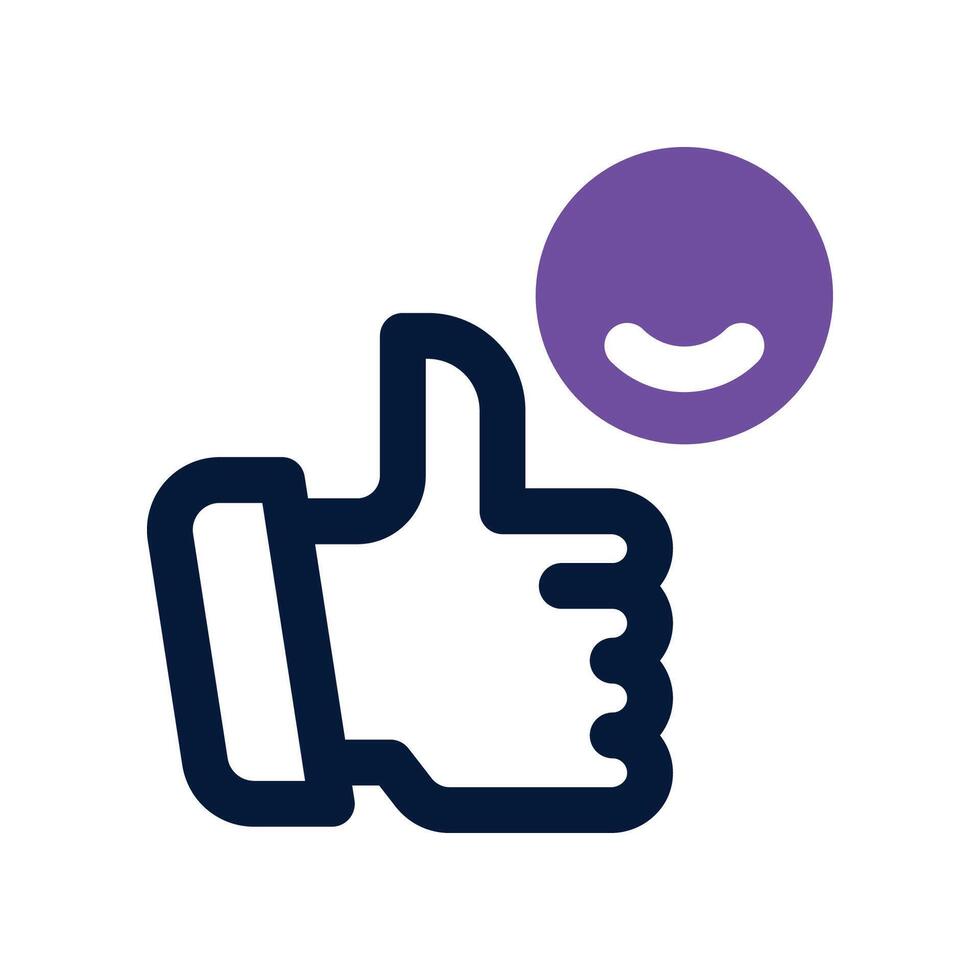 like icon. dual tone icon for your website, mobile, presentation, and logo design. vector
