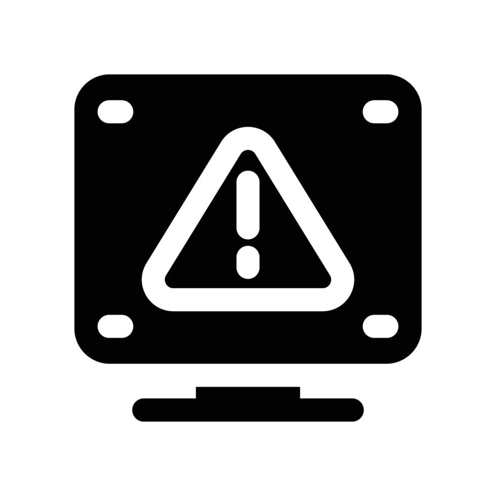 error icon. glyph icon for your website, mobile, presentation, and logo design. vector