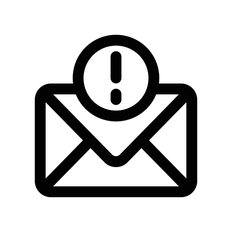 email icon. line icon for your website, mobile, presentation, and logo design. vector