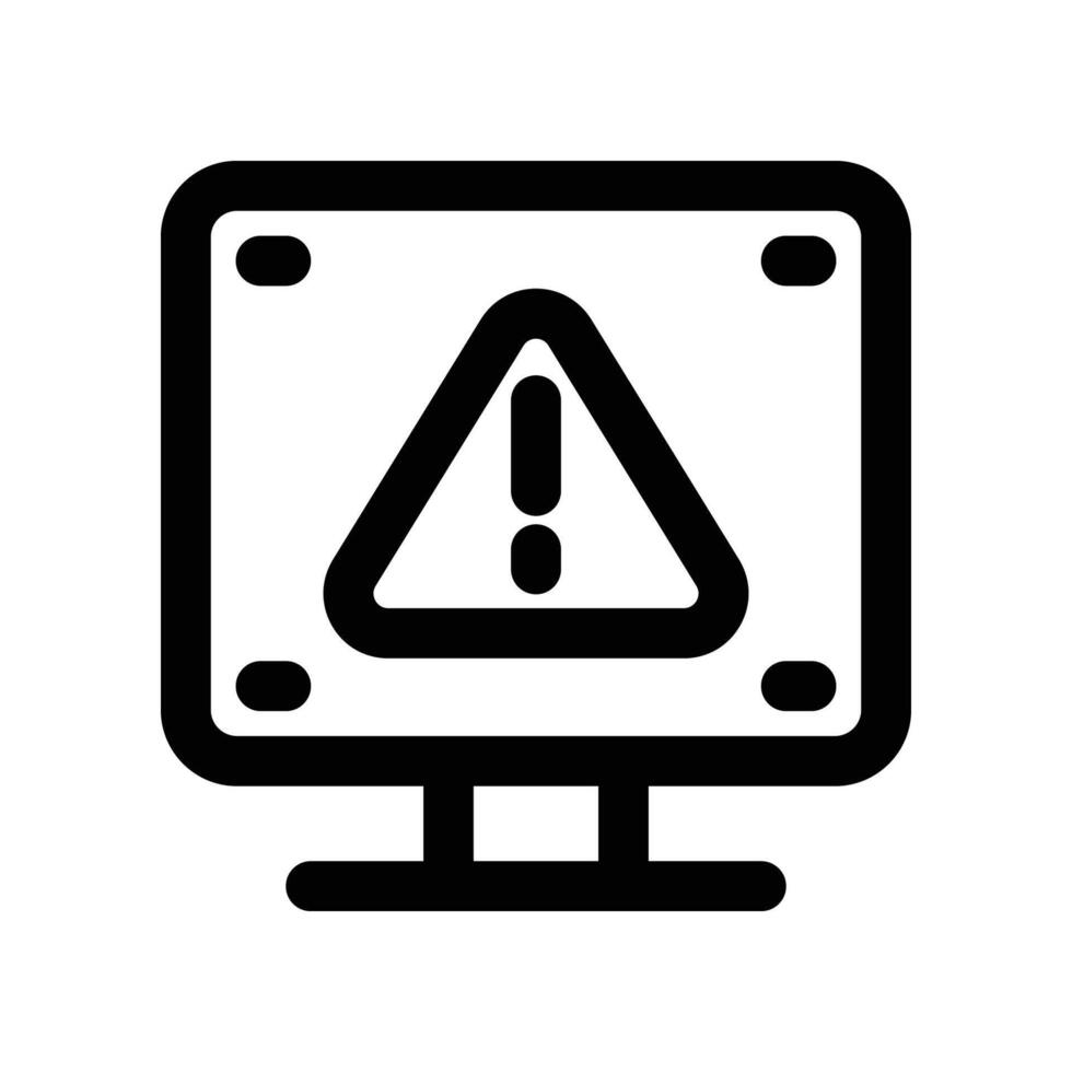 error icon. line icon for your website, mobile, presentation, and logo design. vector