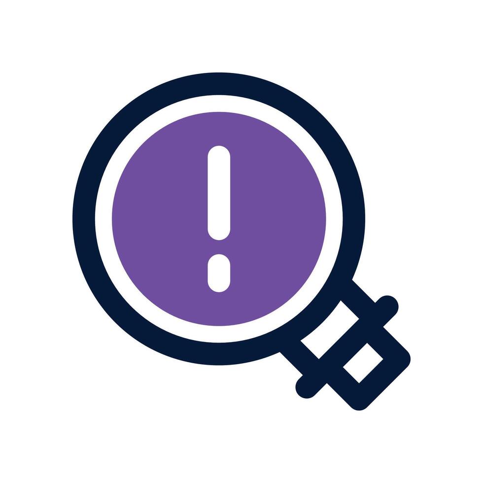 troubleshooting icon. dual tone icon for your website, mobile, presentation, and logo design. vector
