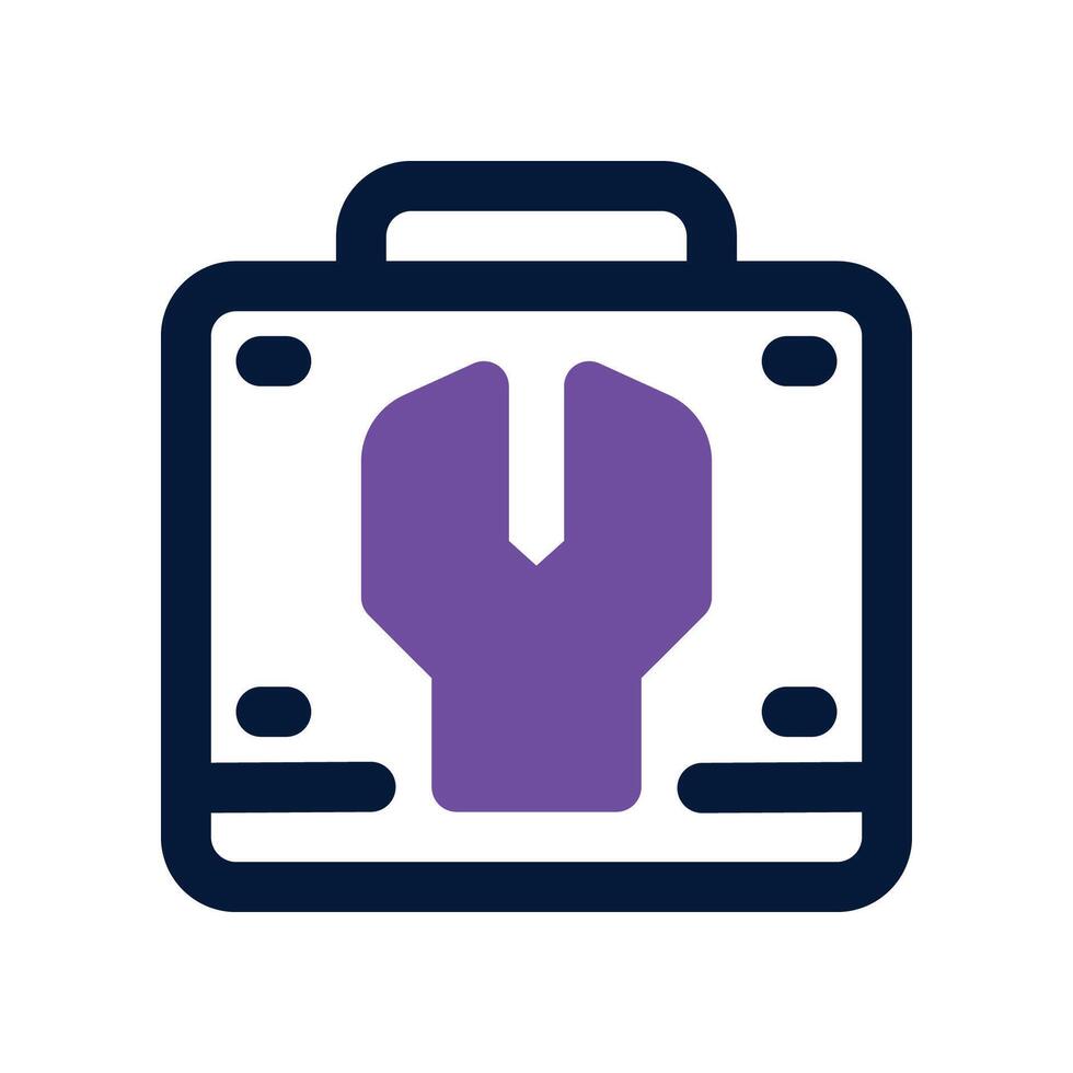 toolbox icon. dual tone icon for your website, mobile, presentation, and logo design. vector