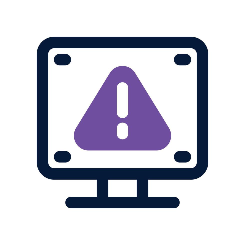 error icon. dual tone icon for your website, mobile, presentation, and logo design. vector