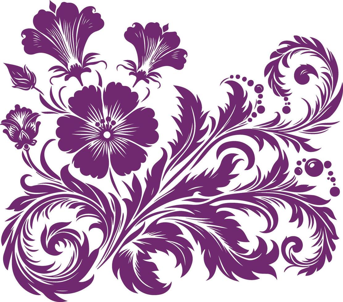 Silhouette Rose Design Ideal for Framed Wall Art and Posters vector