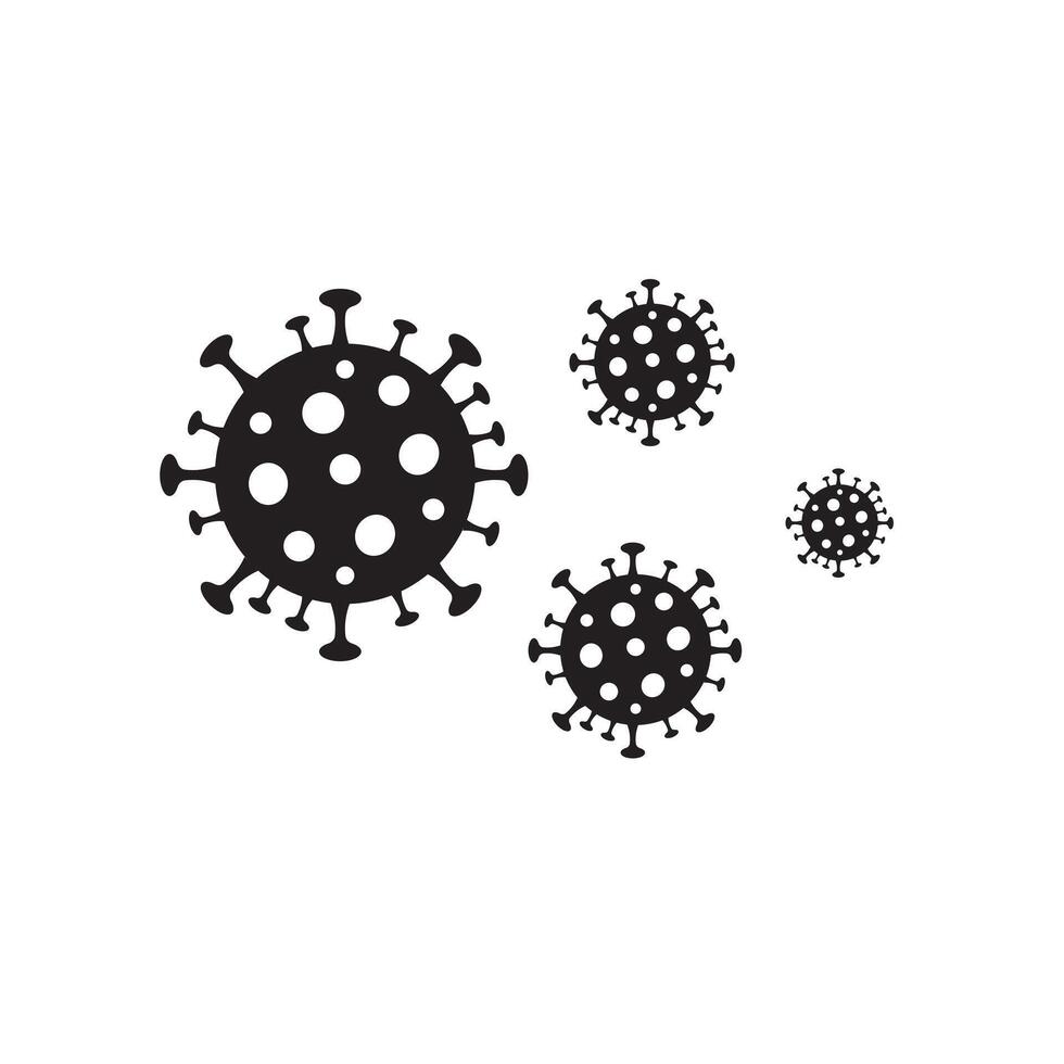 Covid flat cell vector