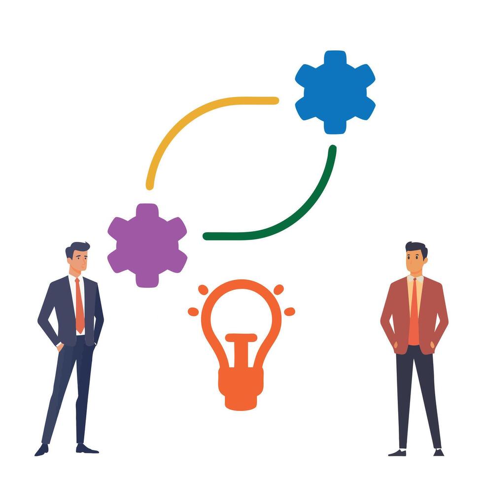 Business management concept, business. Concept. Service. vector