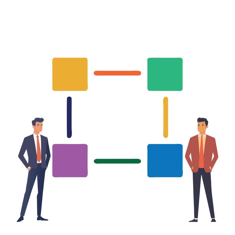 Business management concept, business. Concept. Service. vector