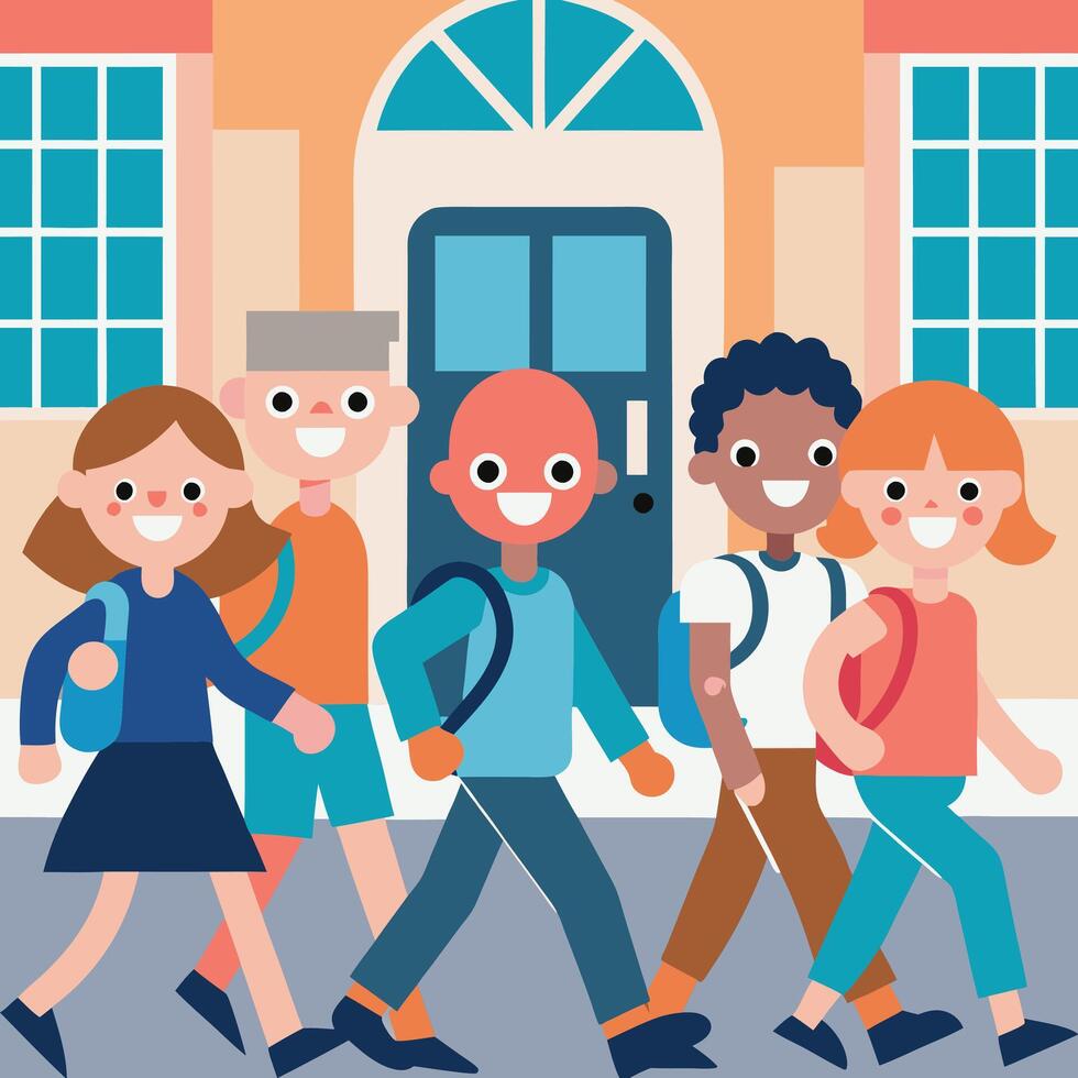 welcome back to school vector