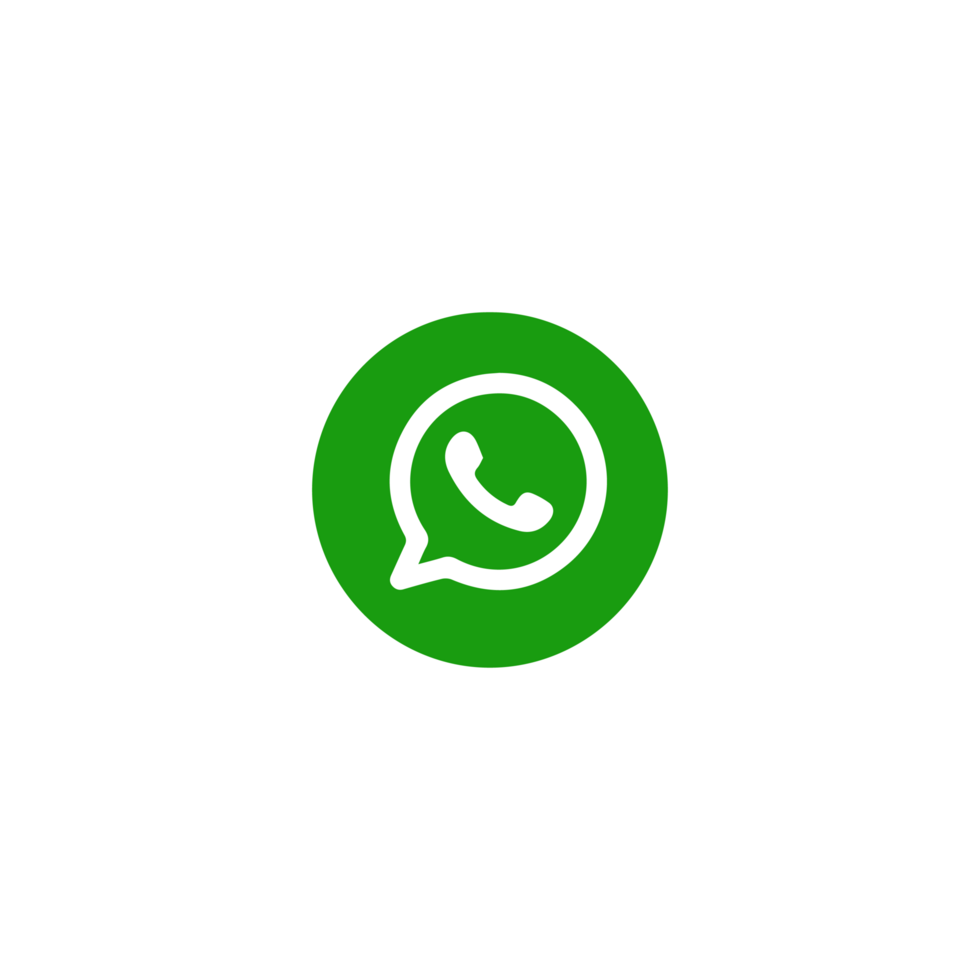 WhatsApp logo, popular social media button icon png