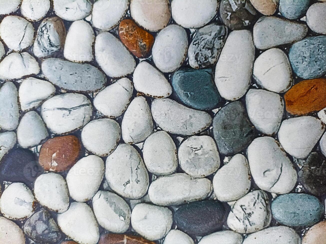 the pattern and texture of floor tiles in the form of rock images photo