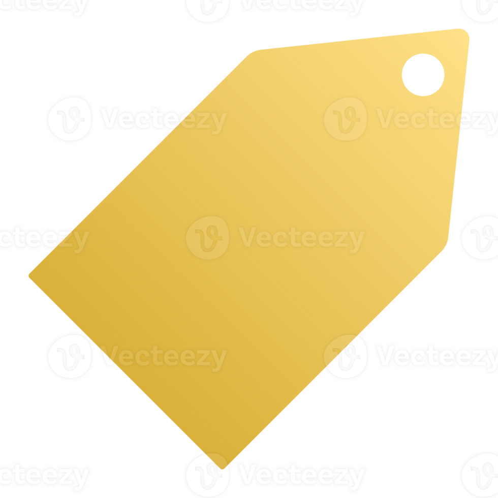 gold tag icon png