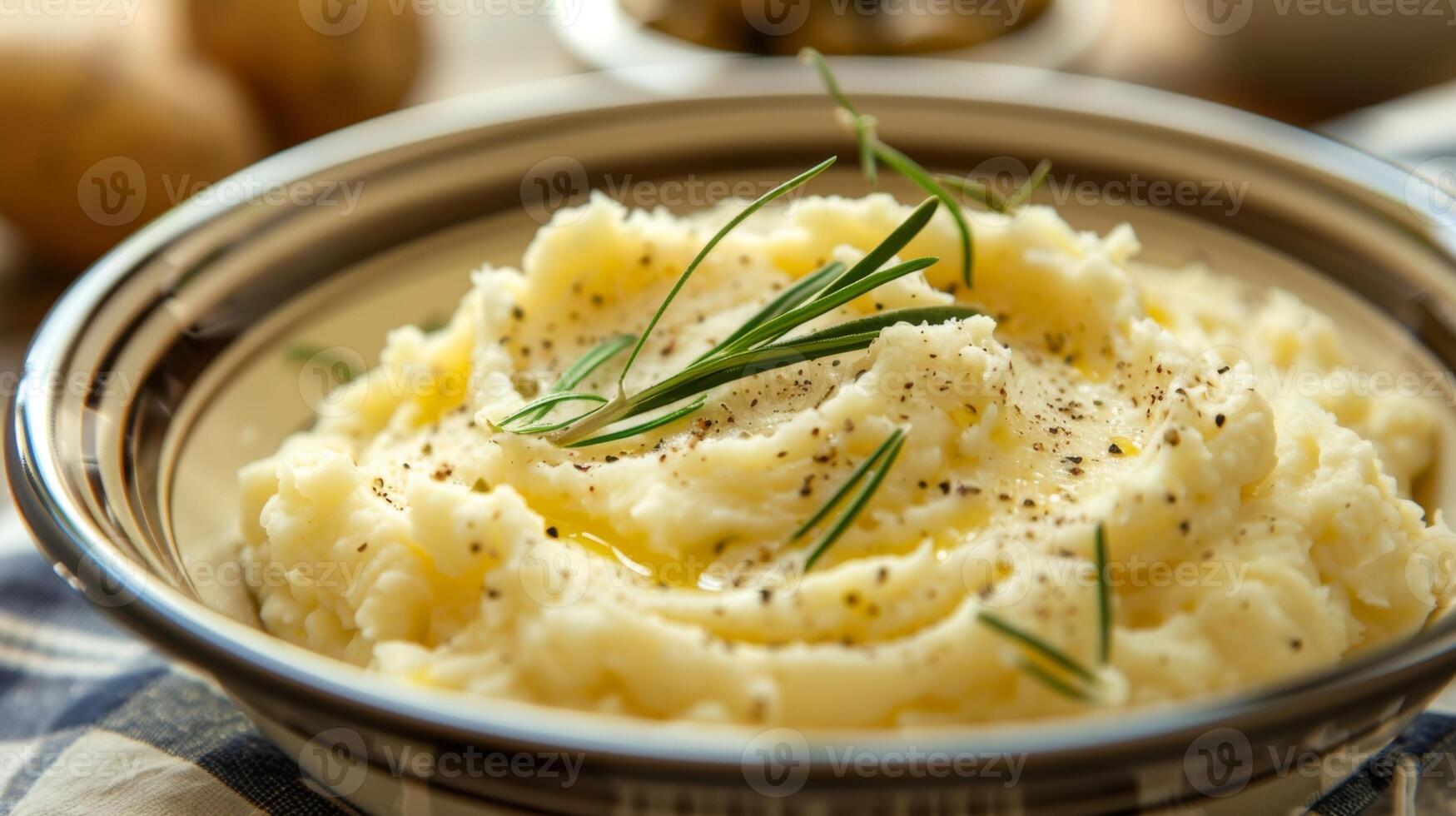 Creamy and indulgent mashed potatoes made with high oleic acidrich olive oil instead of butter for a more nutritious side dish photo