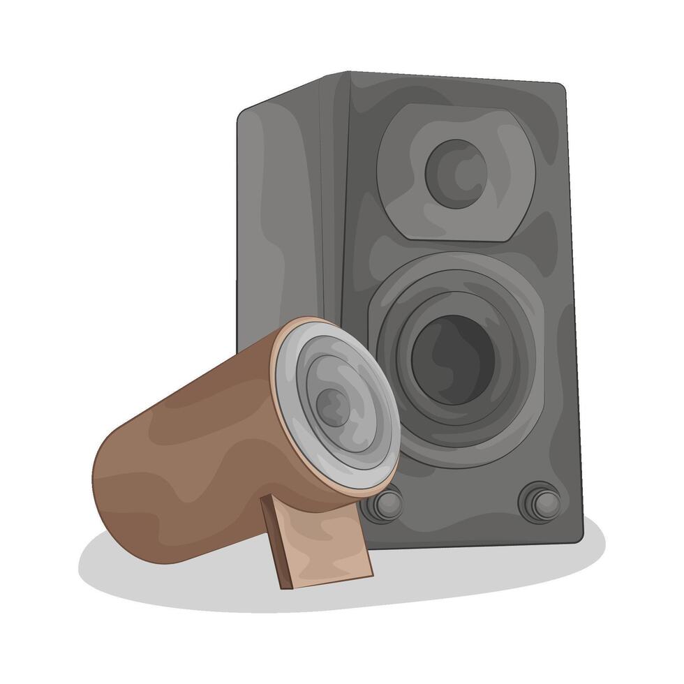 Illustration of audio speaker vector