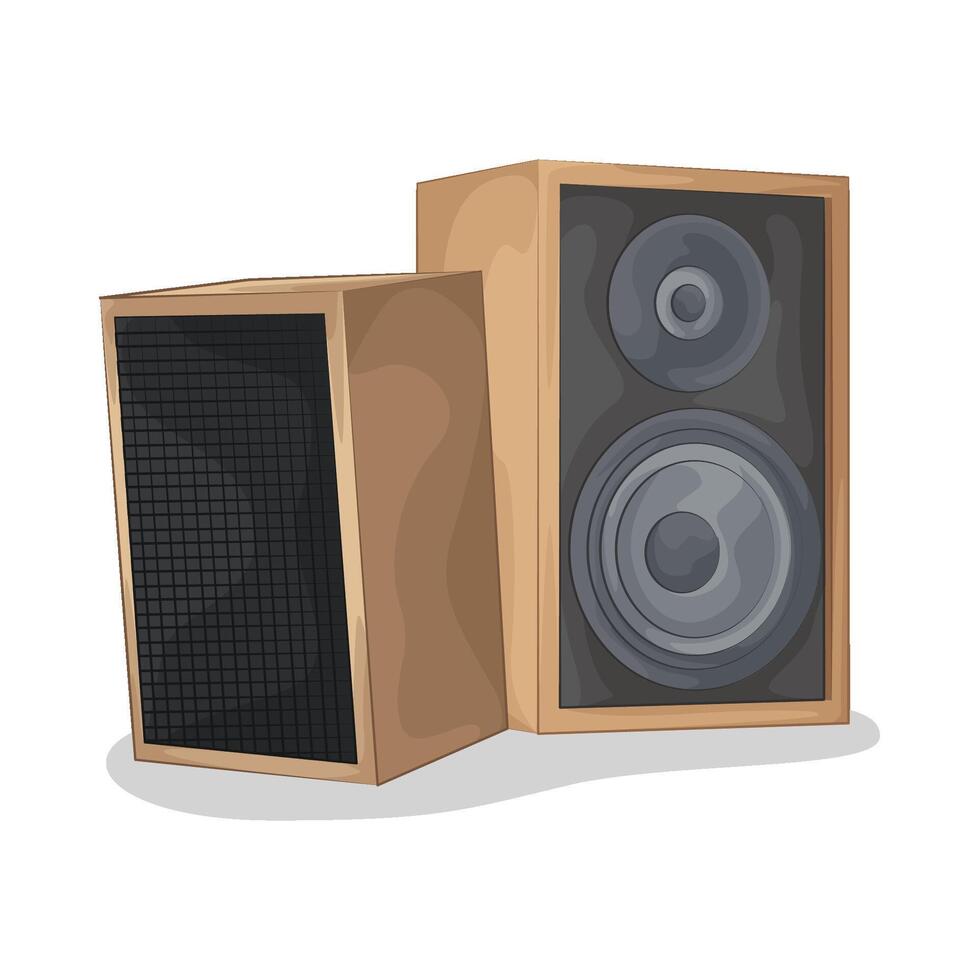 Illustration of audio speaker vector